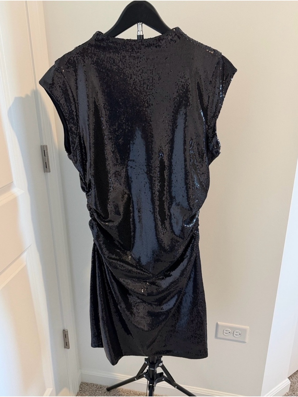 Michael Kors Black Sequin Mini Dress